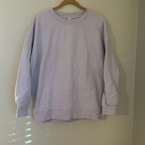 🍋Lululemon Oversized Purple Sweatshirt